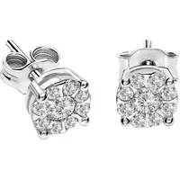 Christ Ohrstecker 89209972 Weißgold 2 Diamant 585
