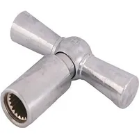 Schlösser Armaturen Js Steckschluessel Mit Innenver- Zahnung,dn15,1/2",vernickelt