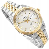 Timex Waterbury Legacy Boyfriend Edelstahl 38 mm TW2T25000