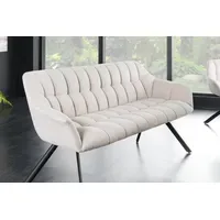 Riess-Ambiente Sitzbank PAPILLON - 165cm champagner beige mit Lehnen