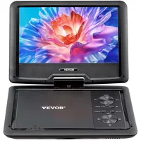 Vevor tragbarer DVD-Player mit drehbarem HD-Bildschirm (256 mm), eingebauter