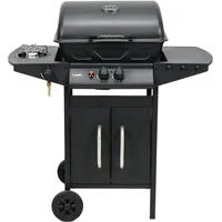 LUND Gasgrill 8 kW 2+1 Brenner Schwarz