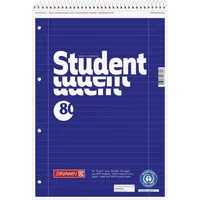 Brunnen Collegeblock Student Recycling, liniert blau 4003273573697 Brunnen