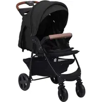 VidaXL 3-in-1 Kinderwagen Anthrazit Stahl - Grau