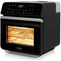 Princess - 3in1 Digitale Heißluftfritteuse Mini Backofen & Dampfgarer