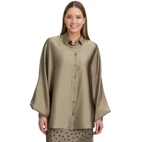 Vera Mont Satinbluse mit Kragen in Turf | Gr.: