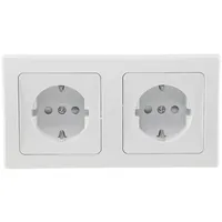 ChiliTec DELPHI Set 2 Steckdosen + 2-fach Rahmen 250V/
