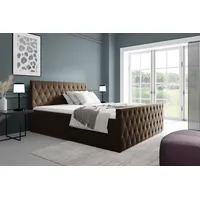 Fun Möbel Boxbett, Braun