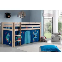 Vipack Hochbett Pino 106 x 210 cm Kiefer massiv