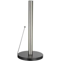 Schöner Wohnen Küchenrollenhalter Caitlyn Schwarz-Silber