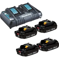 Makita 4x BL1820B Akku 2,0 Ah 18V Li-Ion +