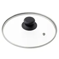 Buri Pfannendeckel 28 cm Glasdeckel mit Dampfabzug | Topfdeckel