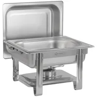 Mahlzeit Edelstahl Chafing Dish 4 Liter, 1/2 gn Speisenwärmer