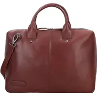 Plevier Rock Basalt Aktentasche Leder 41 cm Laptopfach braun