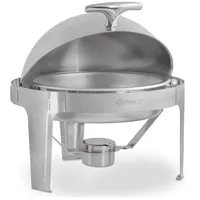 Mahlzeit Edelstahl Chafing Dish, 6 Liter, rund, Wärmebehälter, Warmhaltebehälter