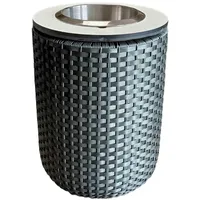 Cootab cooler table 4-in-1 Loungetisch mit Edelstahl-Kühler - Anthrazit/Champagner