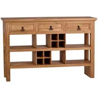 MiaMöbel Mexico Konsole mit Weinfächern Massivholz Pinie Mexiko Möbel