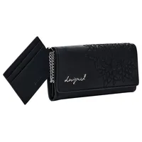 DESIGUAL Sierra Mone Mariona Geldbörse Damen Portemonnaie schwarz