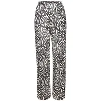 LASCANA Palazzohose Damen creme-graublau bedruckt Gr.36