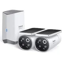 Baseus S1 Pro Outdoor Dual Kamera 3K Kit Weiß