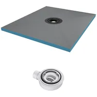 Doporro verschiedene Größen Duschwanne grau