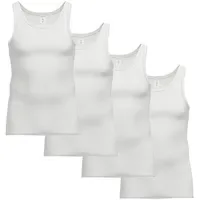 Ammann Doppelripp Unterhemden 4er Pack Herren Unterhemd