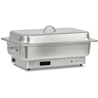 Mahlzeit Elektrischer Edelstahl Chafing Dish mit GN 1/1 Behälter,