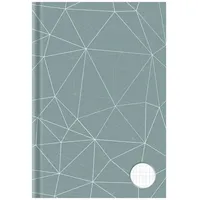 Stylex 76371 Kladde - Größe: A4, kariert, lila/weiß, 96