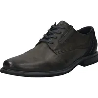Bugatti Schnürschuh BUGATTI, Herren, Gr. 46, grau, Lederimitat, Schuhe