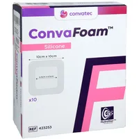 1001 Artikel Medical CONVAFOAM Silicone Verband 10x10cm 10 st