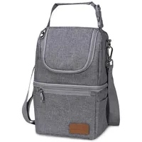 Momcozy Kühltasche für Muttermilch grau