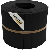 Zaun|zu® Sichtschutz Delux-P Einzelstreifen Wabenstruktur Schwarz 10x 2,55m