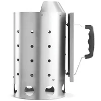 Napoleon Anzündkamin rund 4,68 kg Stahl silber