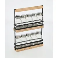 Zeller Gewürzregal 11-teilig 22,7 x 4,7 x 30 cm
