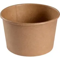 Abena Re-Seller GmbH ABENA® Pappschale, braun, Ø 9,7 cm,