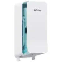 Satino by Wepa Hyginity, Doppelrollen-System-Toilettenpapier Spender JT3 weiß
