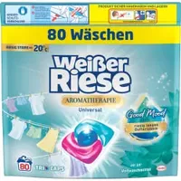 Weißer Riese Weißer-Riese Waschmittel Universal Trio-Caps, Aromatherapie Lotus, 960g,