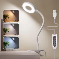 Foneso Klemme Lampe Schwarz 2 St.