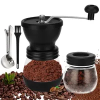 Does Not Apply Manual Coffee Grinder Ceramic Grinder Adjustable