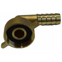 KLASEBO® Schlauchverschraubung Messing, 3/4 Zoll Winkel, 13 Mm Schlauchanschluss