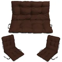 SuperKissen24. Sitzkissen Bankkissen Bankauflage - 100x50 cm und Rückenlehne