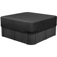 Vevor Whirlpool Abdeckung schwarz 2413 x 2413 x 508