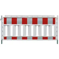 Schake Euro-Absperrschranken RA2/B 1,2 m, Weiß-Rot