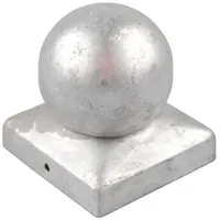 Baumarktplus Pfostenkappe 9 x 9 cm Edelstahl