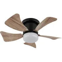GLOBO Hines 40,6 cm Deckenventilator Schwarz