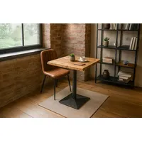 Sam - Bistrotisch Baumkante Massiv 60 X 60 Cm