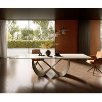 DeLife Esstisch Edge 300x100 Keramik Laminam® Onice Oro ?Infinity