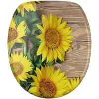 WCShop24 WC-Sitz mit Absenkautomatik Sunflower