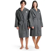 Arena Zeal Robe Asphalt-white - XXL