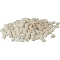 Relaxdays Marmorkies, 5kg, Dekosteine, 15-25mm, Kieselsteine, Gartenkiesel, Beet, Blumentopf,